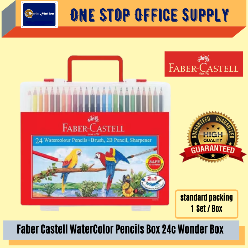Faber-castell 24/36/48 Colors Solid Watercolor Paint Professional Box Wz  Paintbrush Portable Pigment For Painting Art Supplies - Water Color -  AliExpress