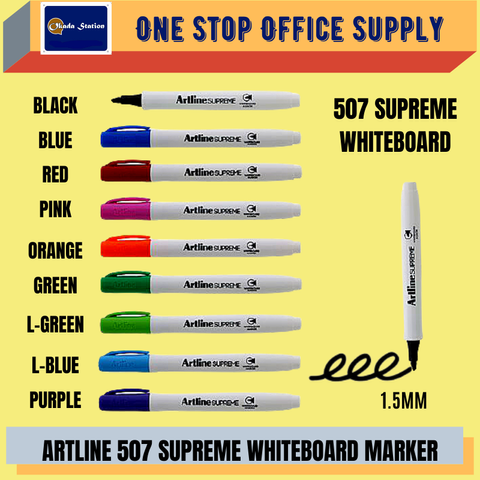 Artline 100 Marker Pen - Black, Five Star Stationery Sdn Bhd - Stationery  Malaysia, Office Supplies, Paper Products, Wholesale and Retail