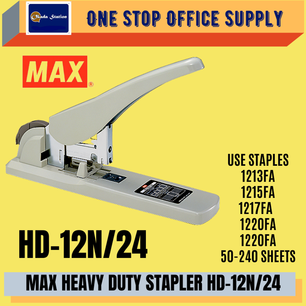 MAX 12N / 24 HEAVY DUTY STAPLER - Biggest Online Office Supplies Store