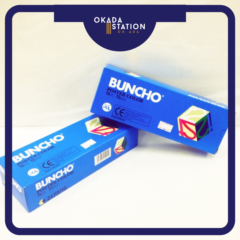 Buncho Poster Color (12 Color/Box)