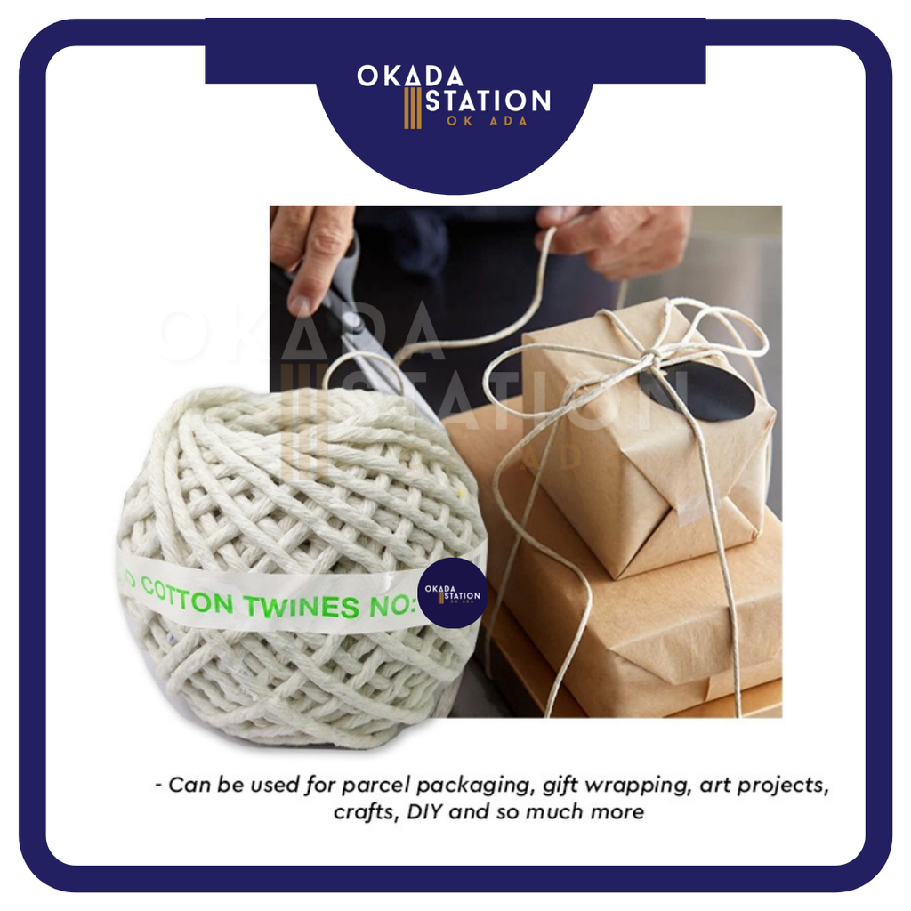 Cotton Twine / Parcel String / Tali Pos / Tali Parcel String #Cotton #Twine  #Parcel #String #邮包绳#包裹绳子#文件捆绑绳#棉绳#邮件打包绳