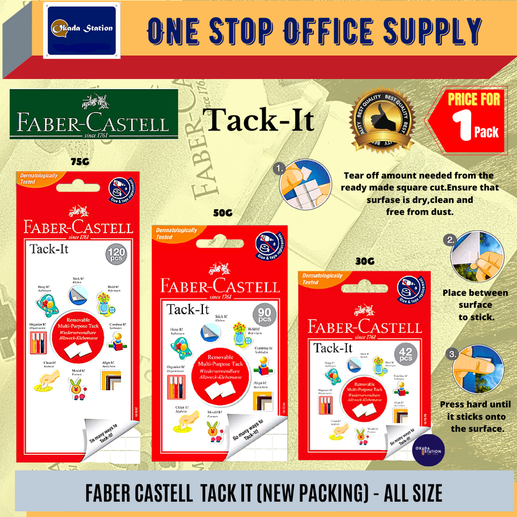 Faber-Castell Tack-it Adhesive Gum 75g