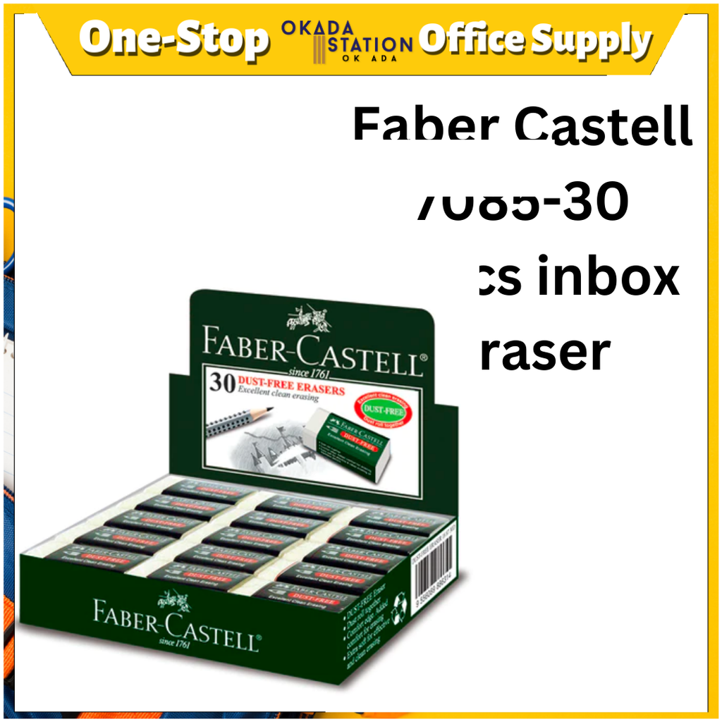 FABER CASTELL ERASER 7085-20 20'S/BOX - Syarikat Kiang Trading Sdn Bhd