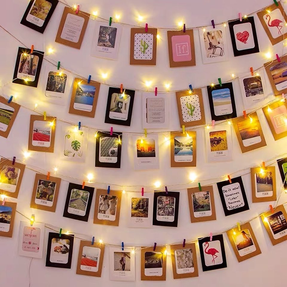 Aesthetic Photo Frame + Fairy Lights Getaholic Getaway Shopaholic