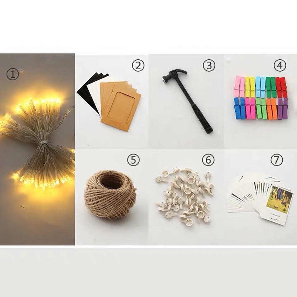 Aesthetic Photo Frame + Fairy Lights Getaholic Getaway Shopaholic