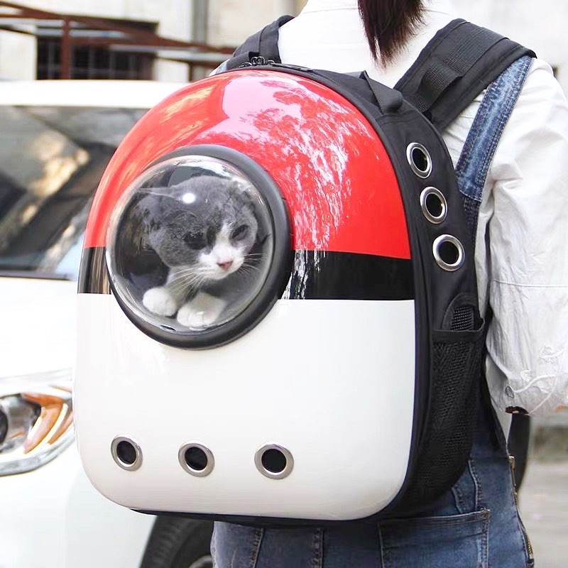 pokeball cat backpack