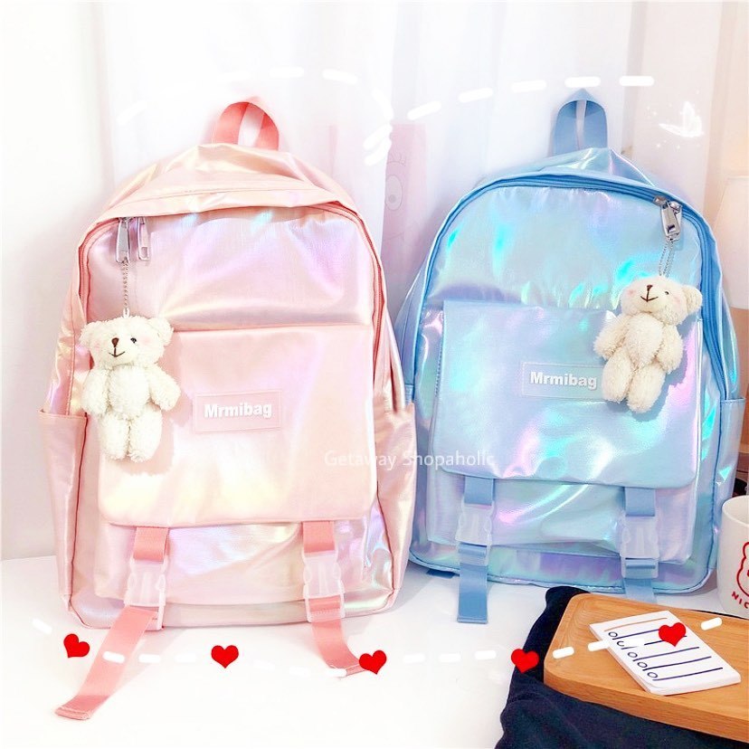 holographic reflective backpack