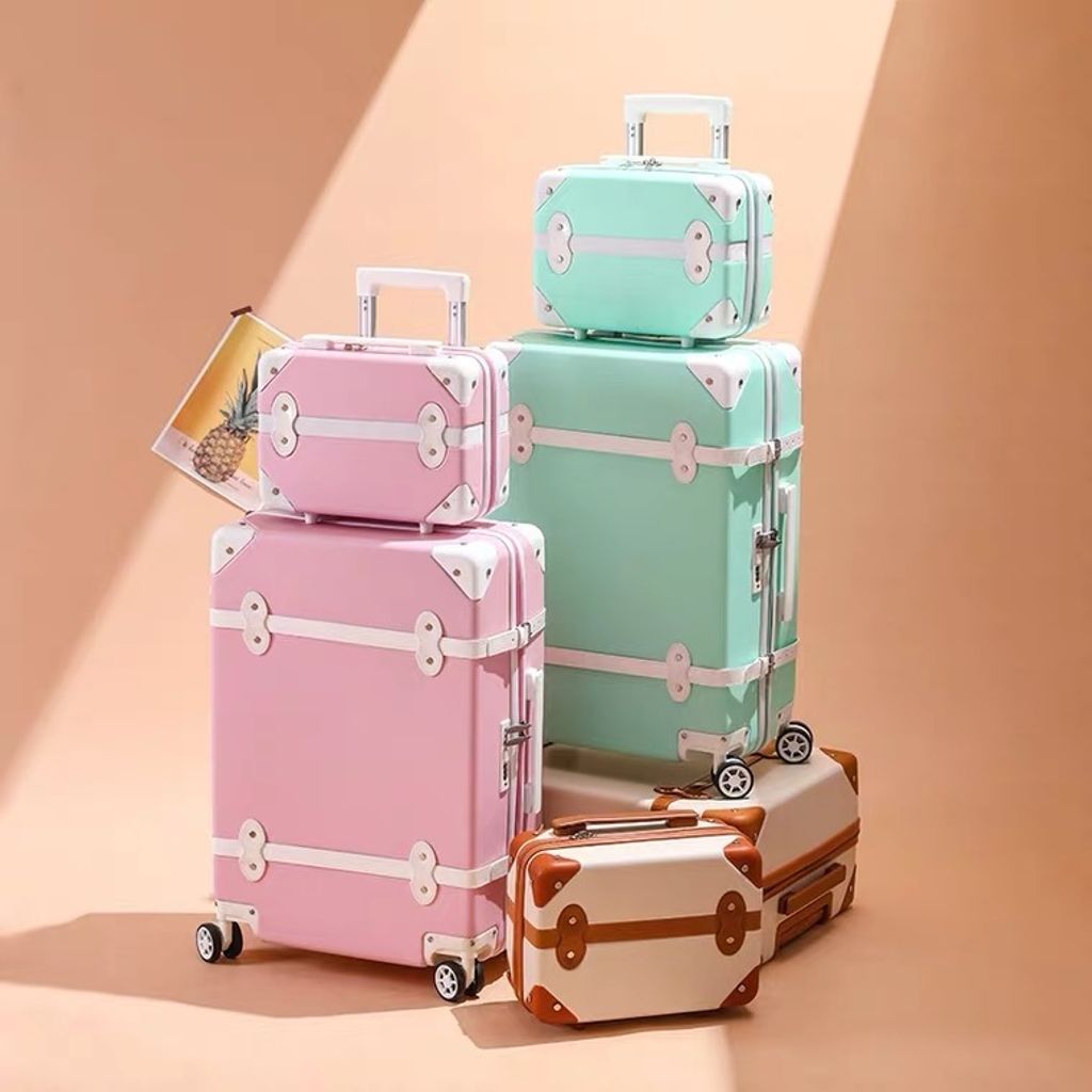 Aesthetic Retro Suitcase Luggage Collection – Getaholic - Getaway ...