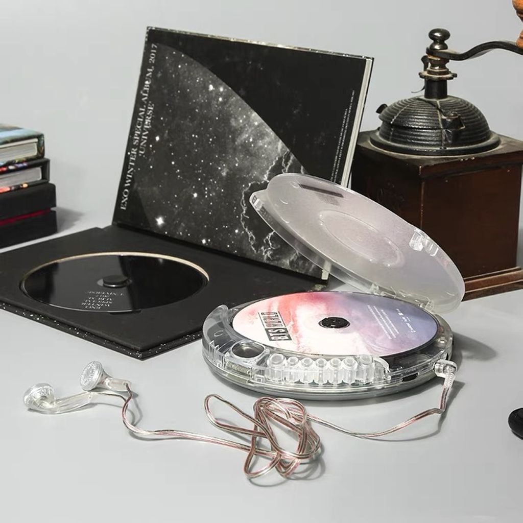 Aesthetics Transparent CD Player Getaholic Getaway Shopaholic