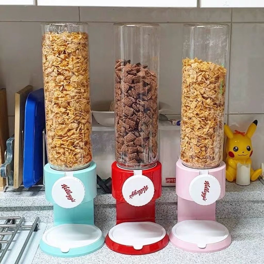 Official Kellogg’s Cylinder Cereal Dispenser Getaholic Getaway