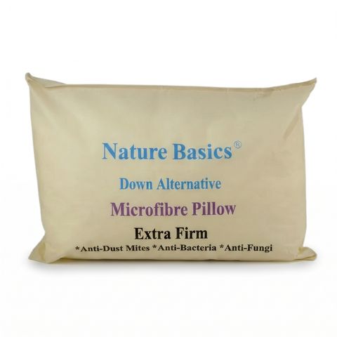 Extra Firm Microfibre Pillow