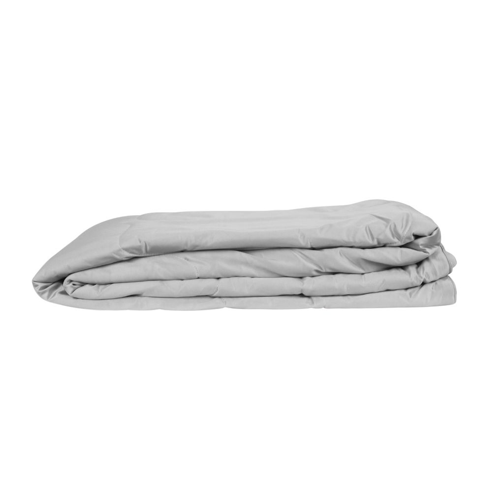 Lightweight 120g CoolMax summer quilt blanket-Grey