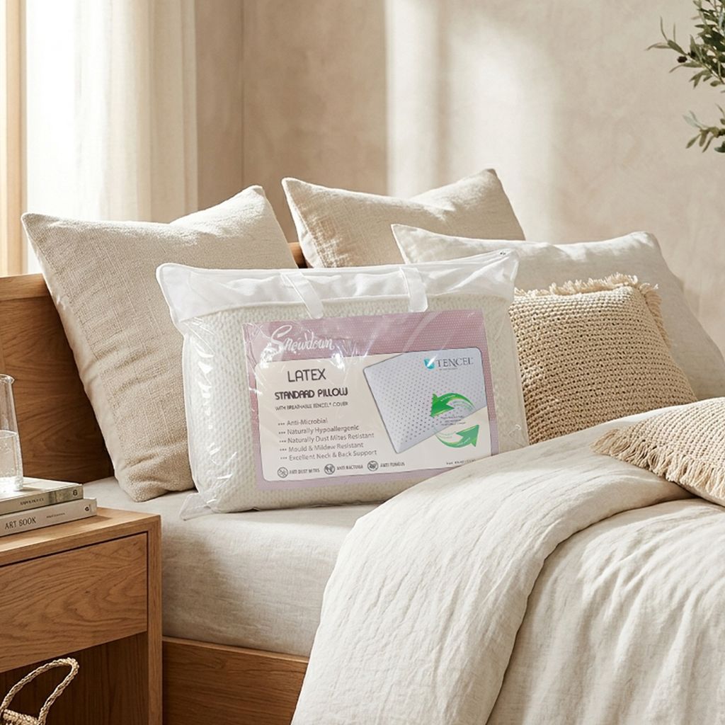 Snowdown latex standard pillow