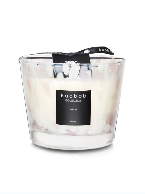 Baobab Collection White Pearls Candle