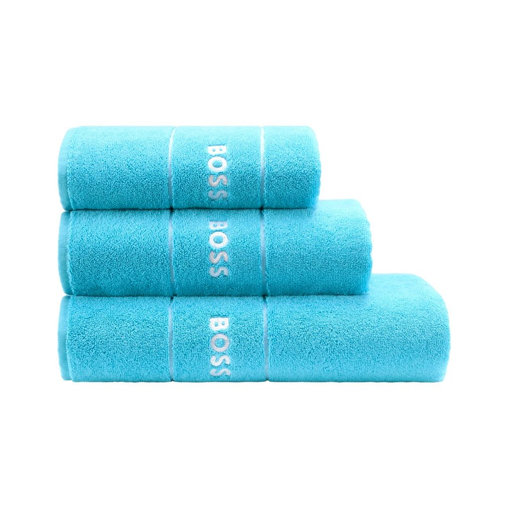Towels PLAIN River Blue - Boss Home - Eponges PLAIN River Blue - 1 Large