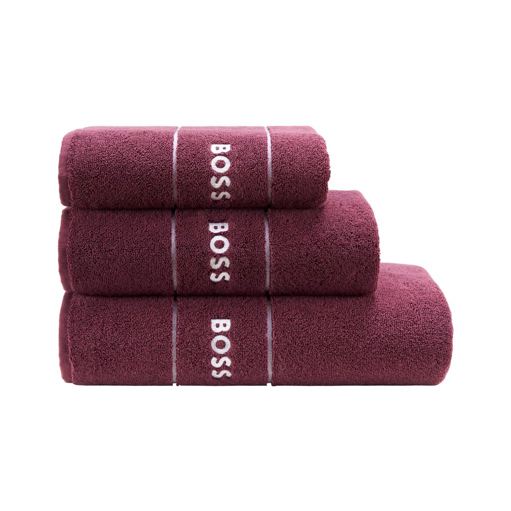 Towels PLAIN Burgundy - Boss Home - Eponges PLAIN Burgundy - 1