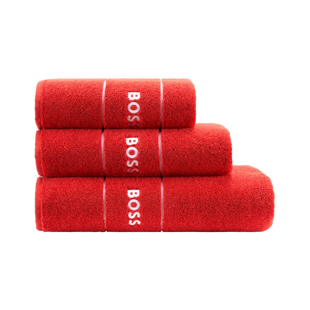 Towels PLAIN Red - Boss Home - Eponges PLAIN Red - 1