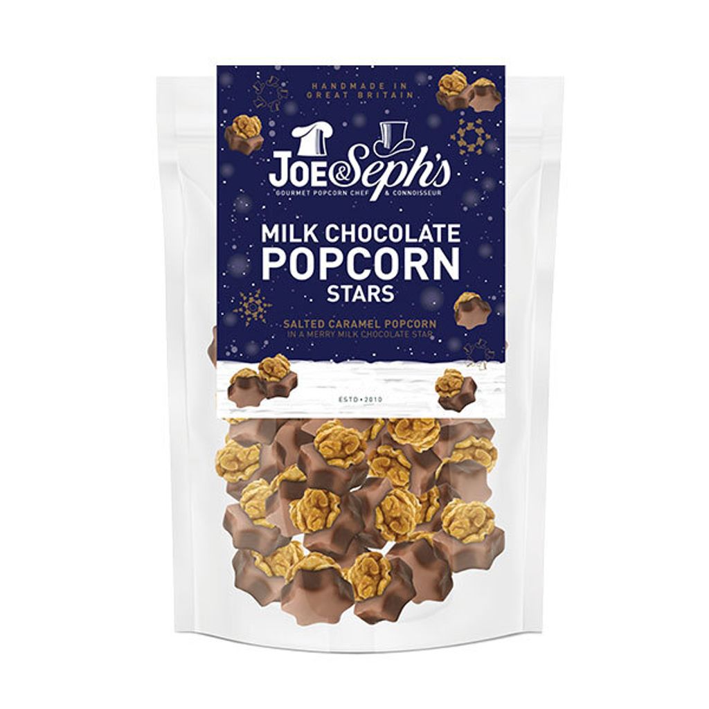 牛奶巧克力海鹽焦糖爆米花星星