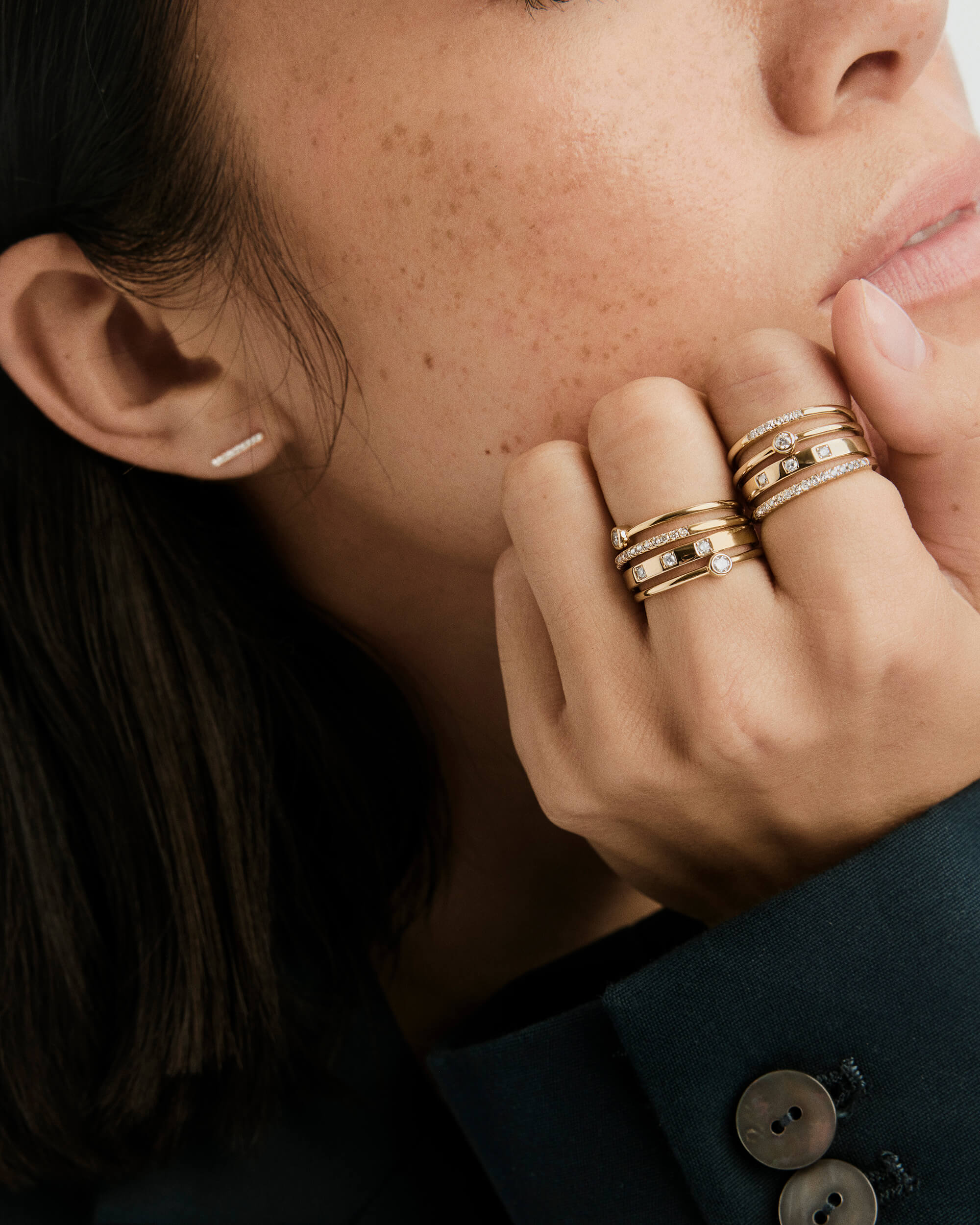 混搭戒指（Stacked Rings）