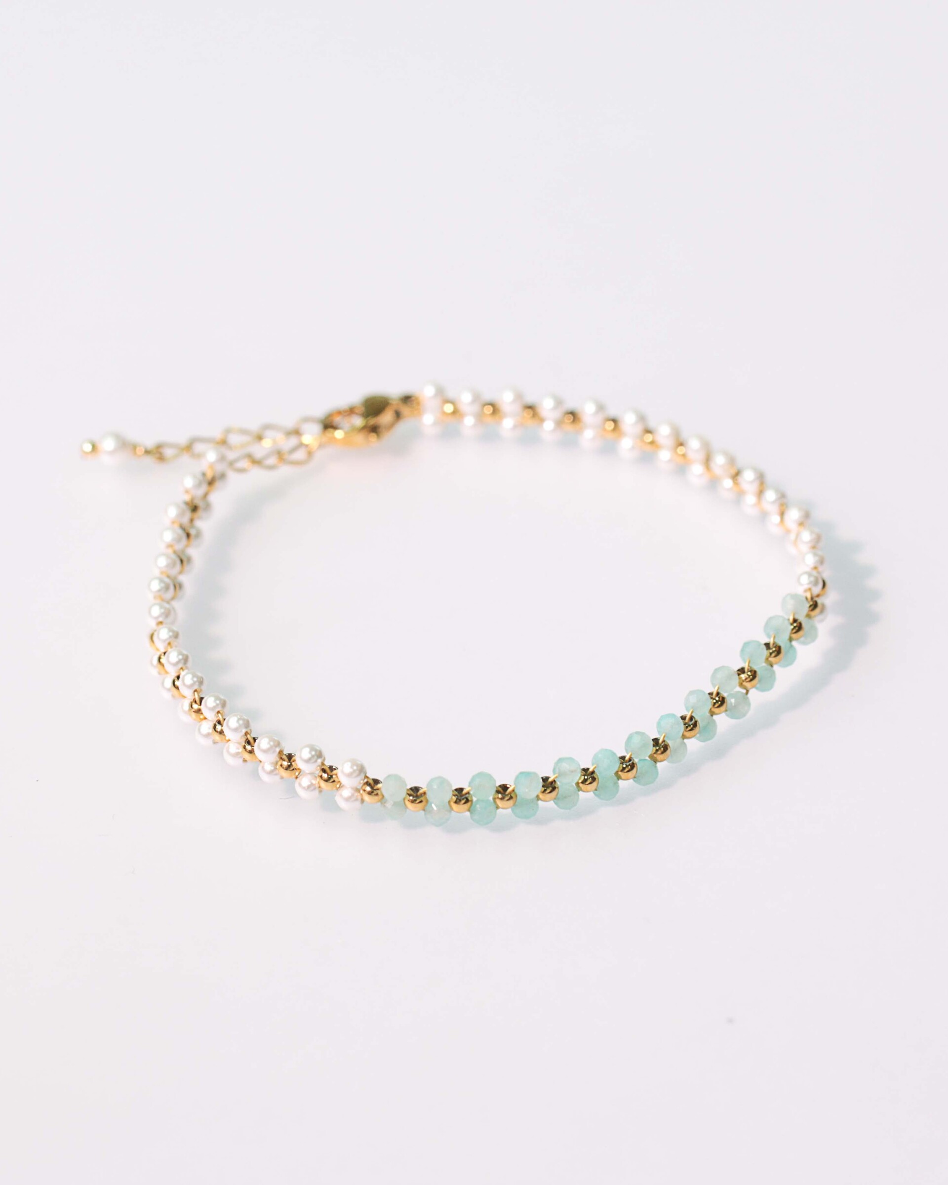 center-gemstone-pearl-stainless-steel-bracelet-B2288-2mm-Amazonite-02