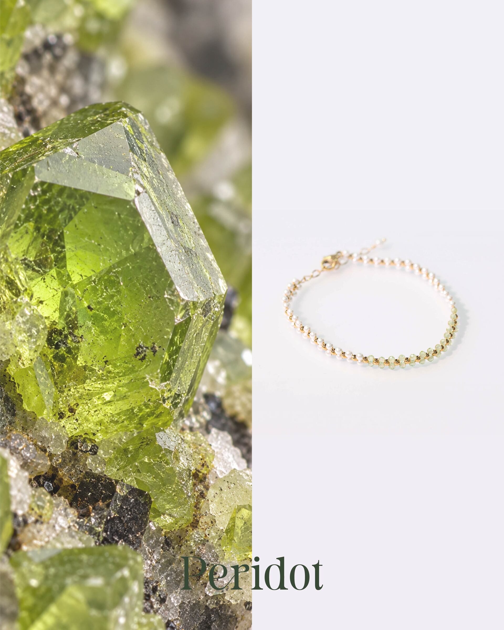 center-gemstone-pearl-stainless-steel-bracelet-B2288-2mm-Peridot-01