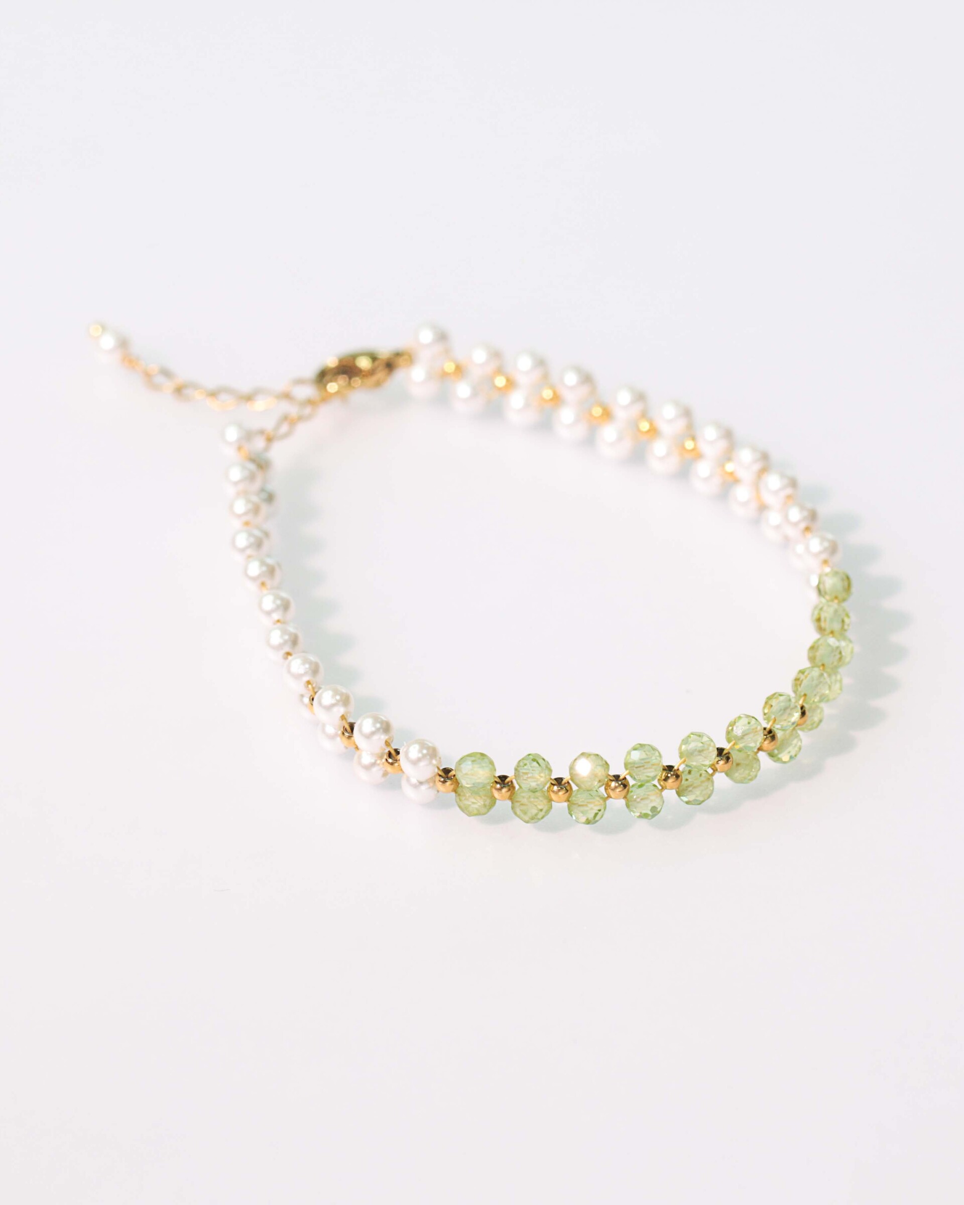center-gemstone-pearl-stainless-steel-bracelet-B2289-3mm-Peridot-02
