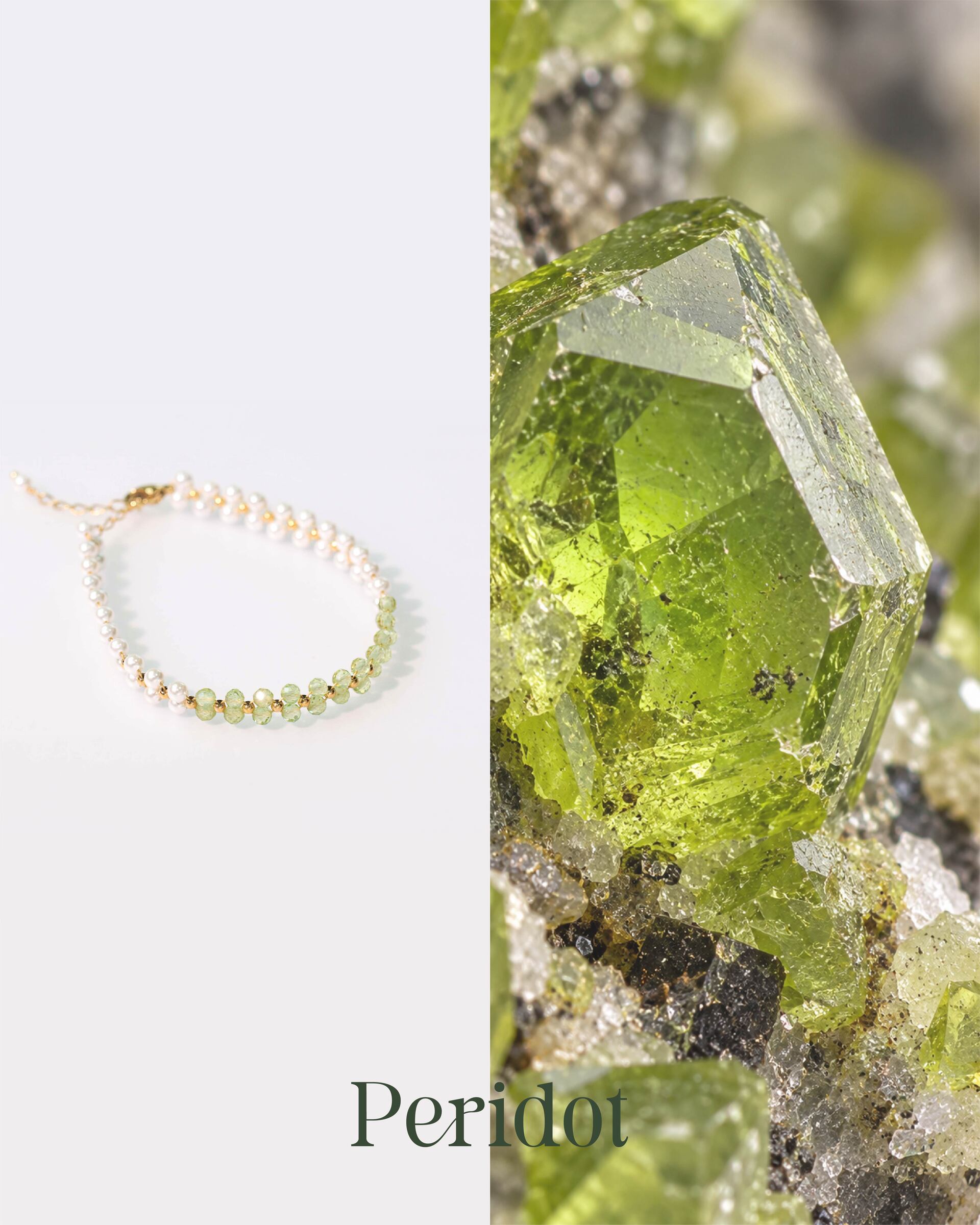 center-gemstone-pearl-stainless-steel-bracelet-B2289-3mm-Peridot-01