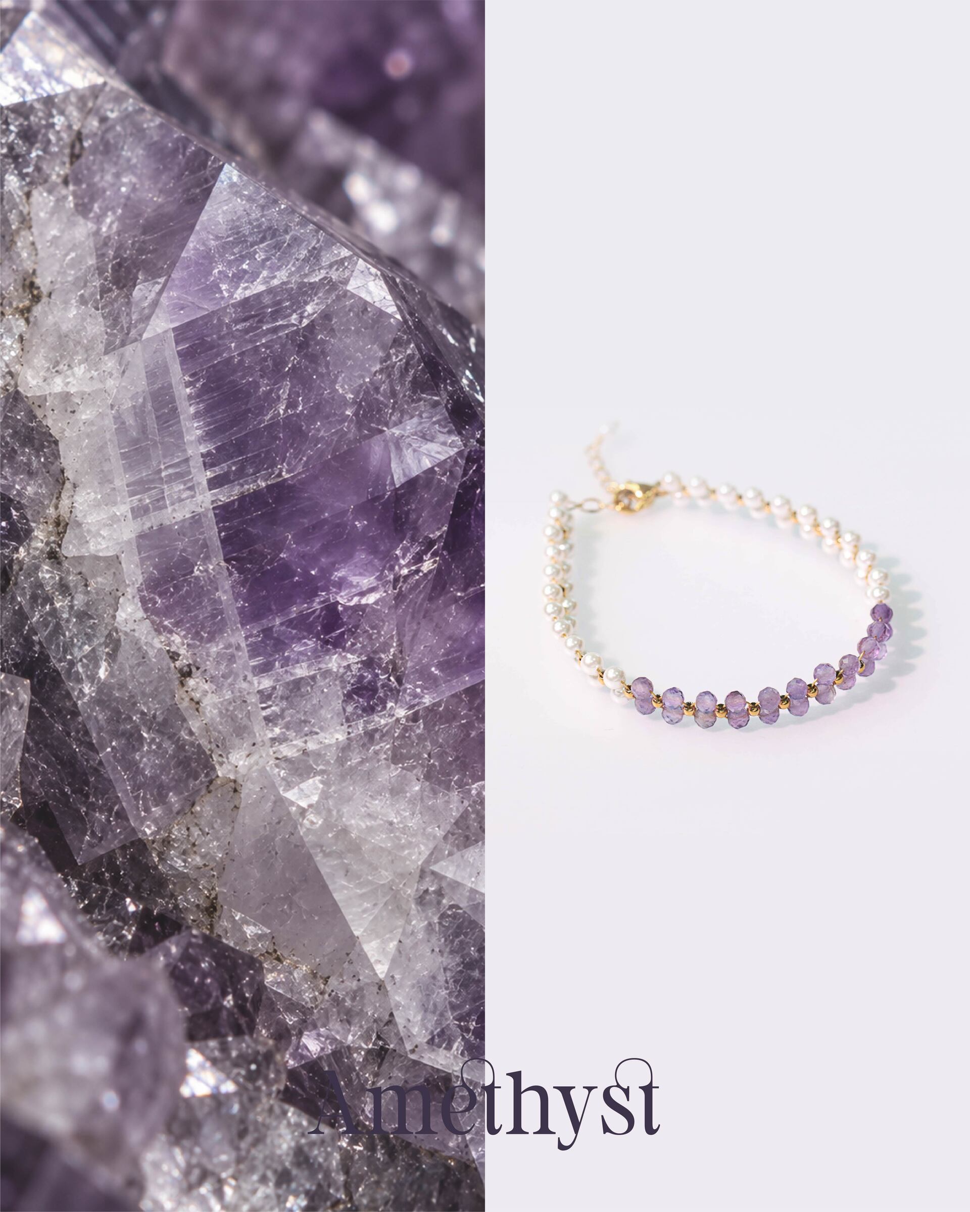 center-gemstone-pearl-stainless-steel-bracelet-B2289-3mm-Amethyst-01
