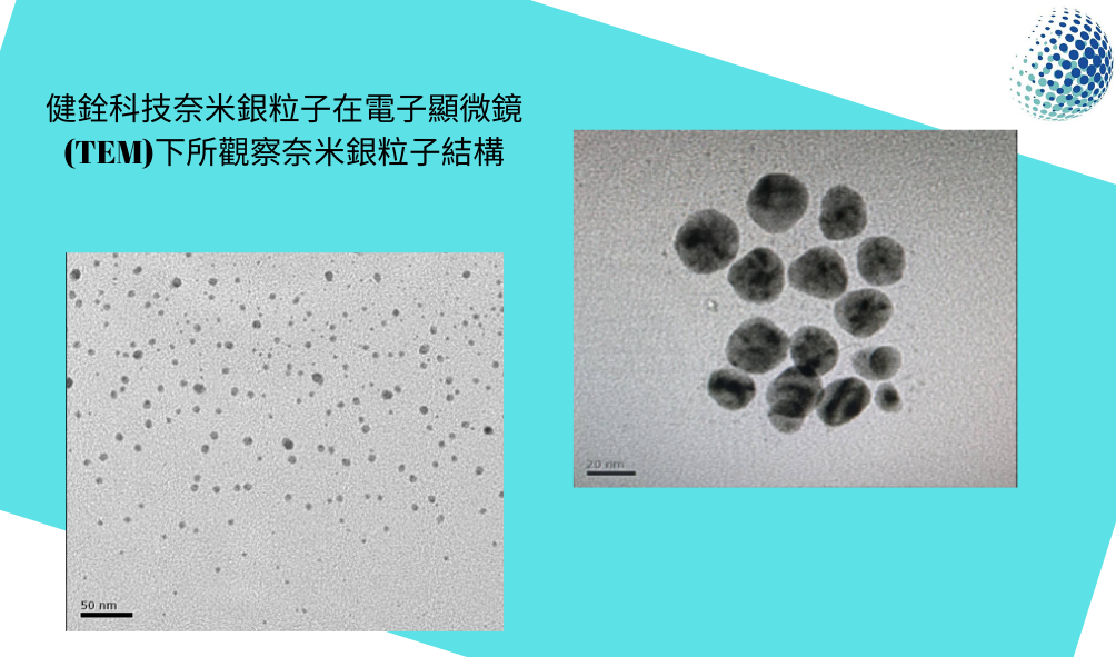 健銓科技奈米銀粒子在電子顯微鏡(TEM)下所觀察奈米銀粒子結構.png