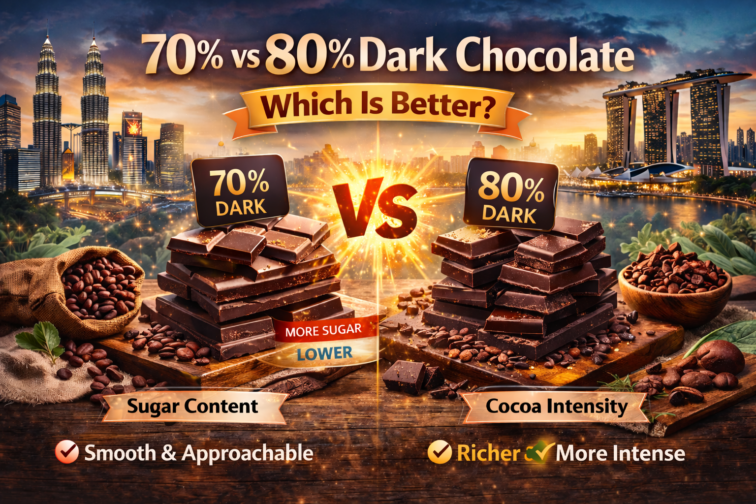 70% vs 80% Dark Chocolate: Which Is Better?