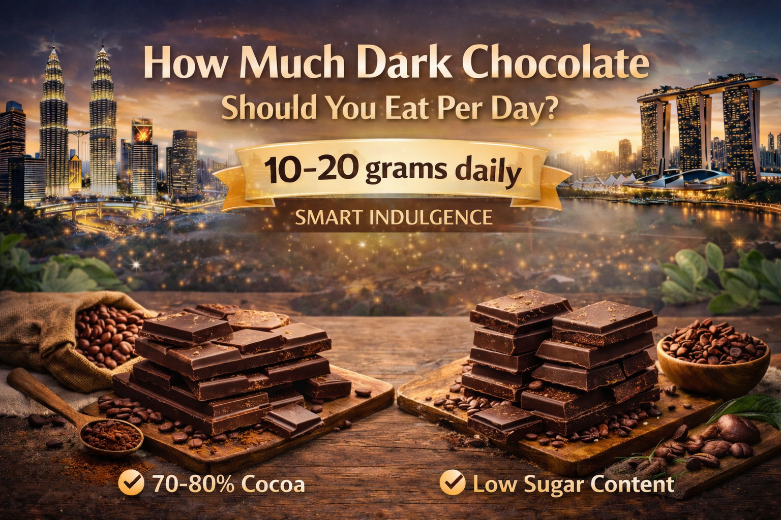 How Much Dark Chocolate Should You Eat Per Day?