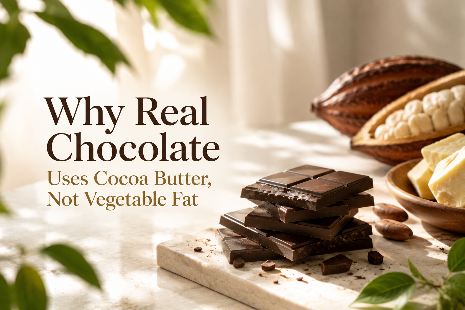 Cocoa Butter vs Vegetable Fat: Why Real Chocolate Tastes Better