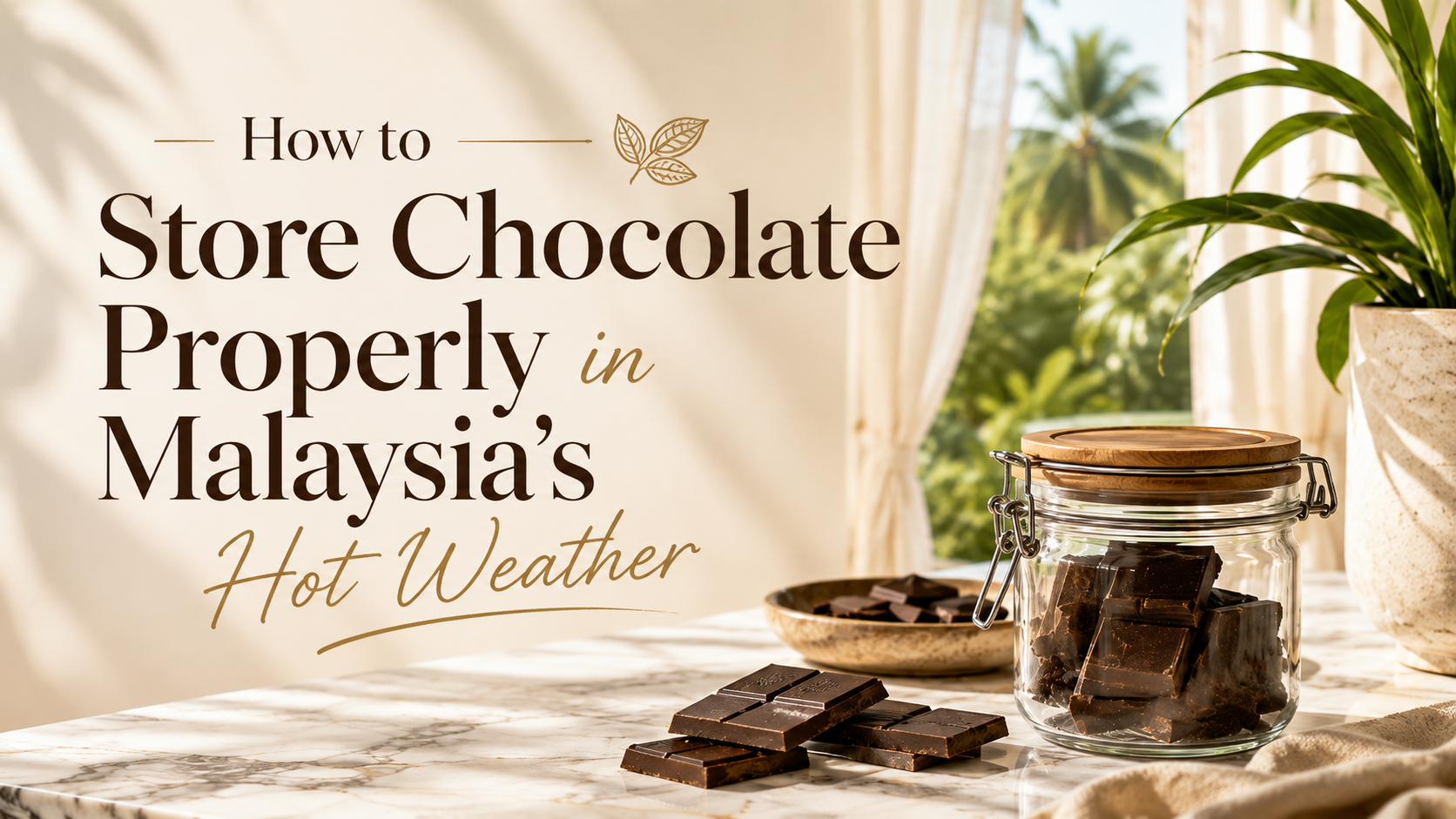 How to Store Chocolate Properly in Malaysia's Hot Weather