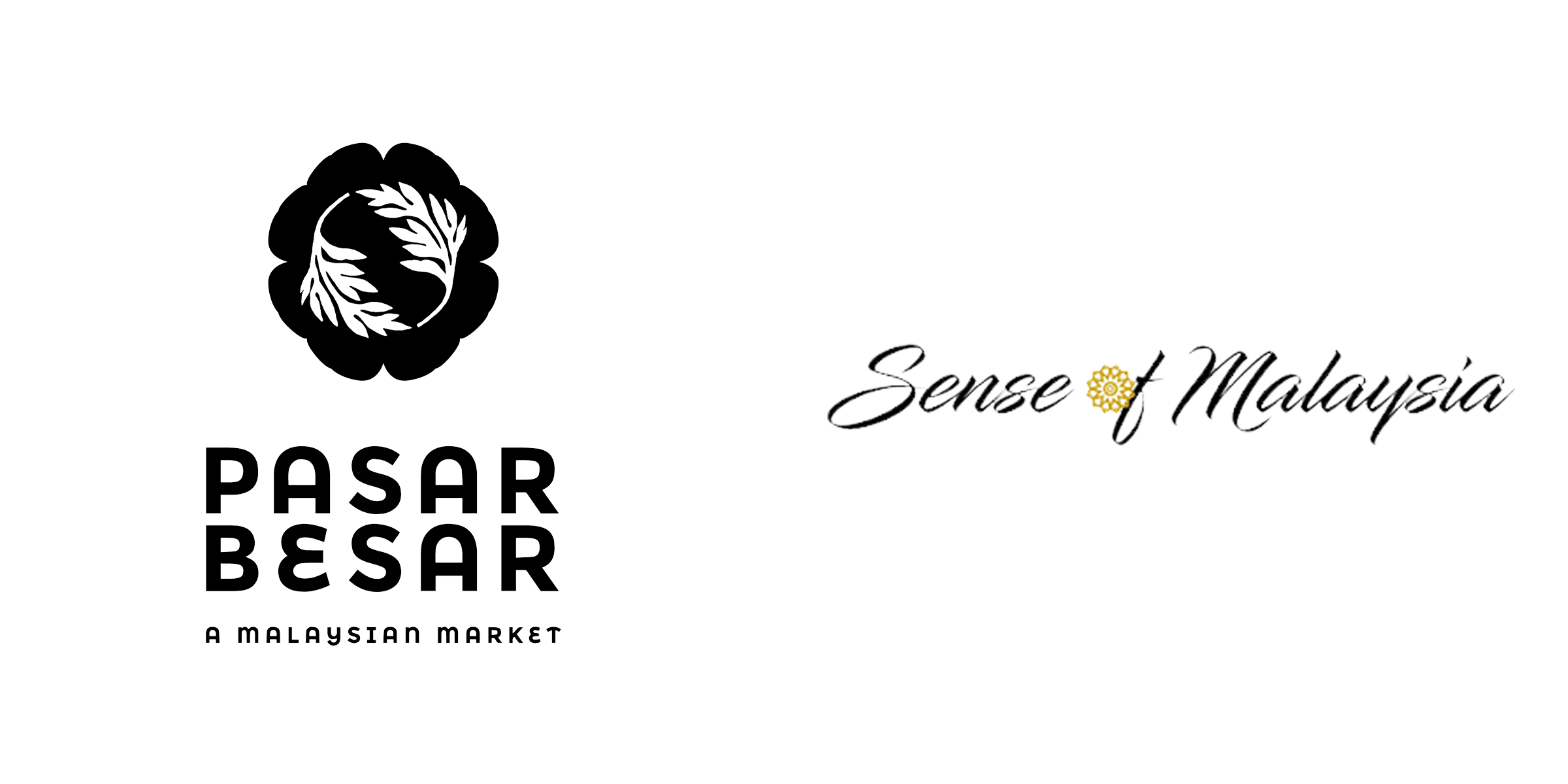 Pasar Besar and Sense of Malaysia logos