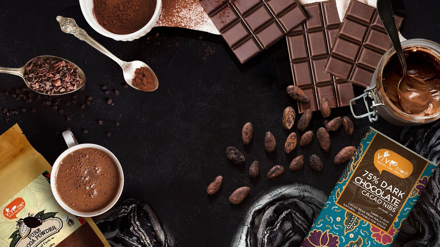 VIVE SNACK - Taste Real Malaysian Chocolate, Handcrafted Locally! | Artisan Chocolate
