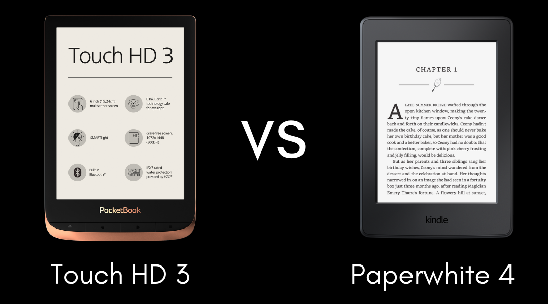Touch HD 3 vs Paperwhite 4