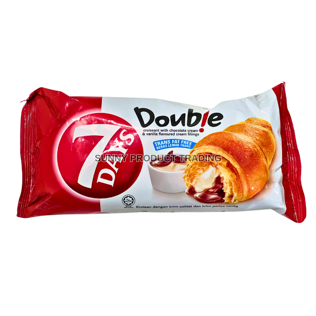 7 Days Croissant - Double Cream Chocolate & Vanilla