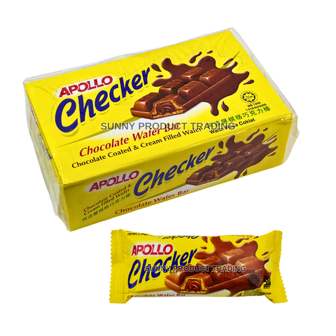 Apollo A1788 Checker Chocolate Wafer Bar [18g x 24's] 726165652051