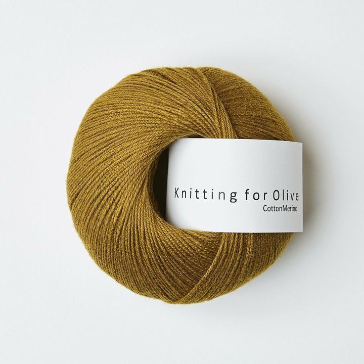 Cotton Merino - Mørk Okker : Dark Ocher.jpg