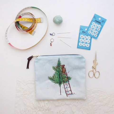 Noelle | Medium Zipper Pouch