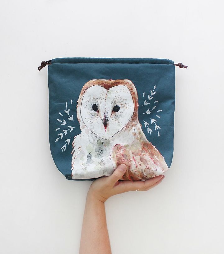 Oliver | Project Bag (Owl) 
