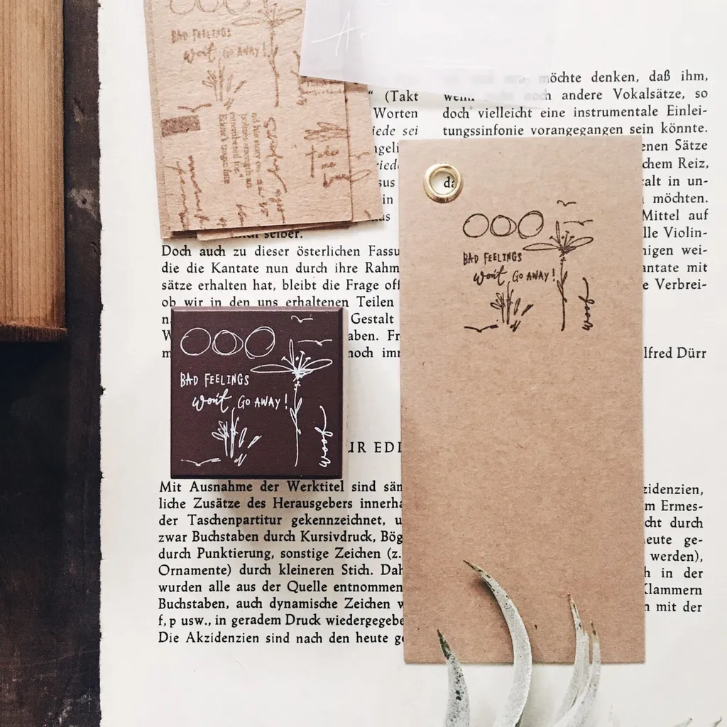 Mr. Eggplants Rubber Stamp - Doodle Notes S (2 options)