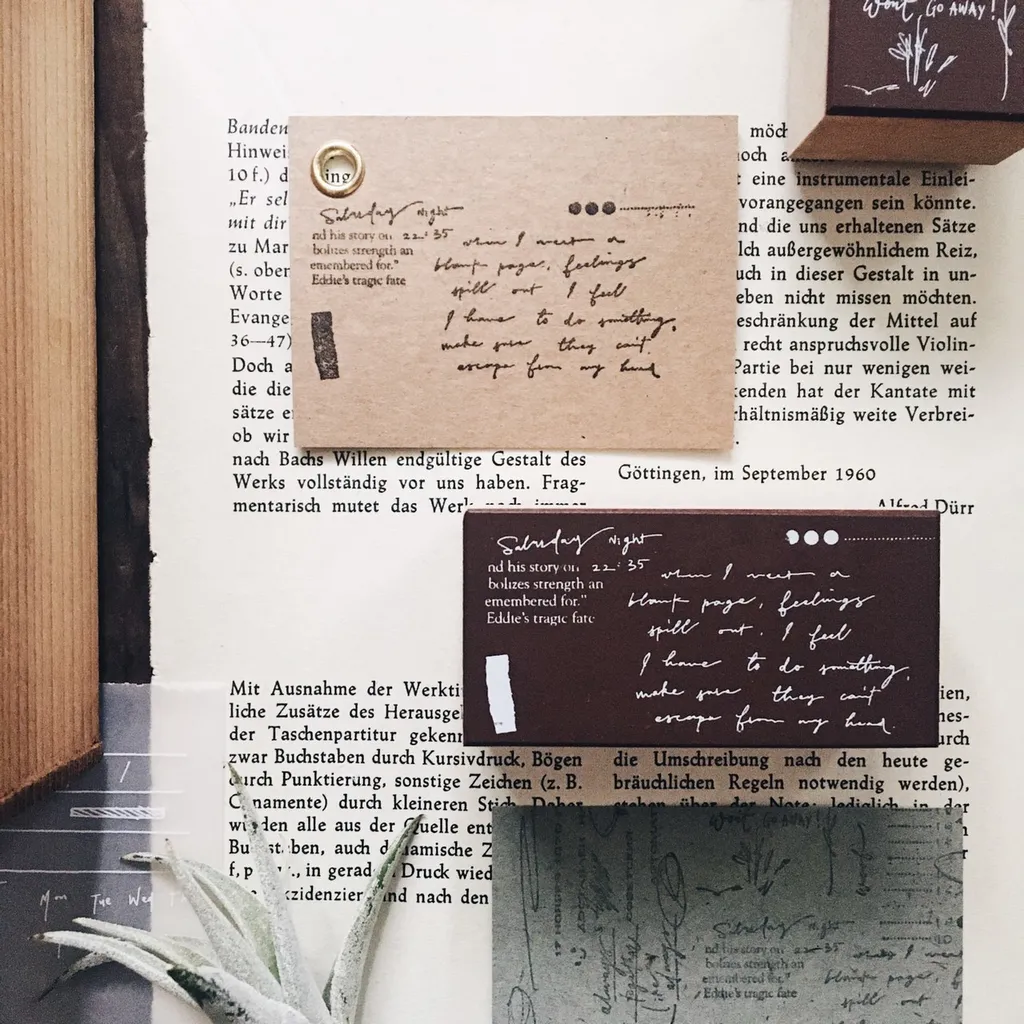 Mr. Eggplants Rubber Stamp L - Doodle Notes (2 options)