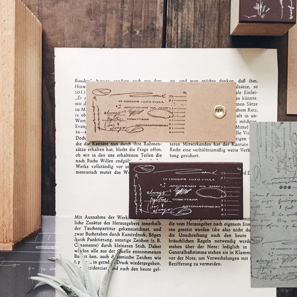 Mr. Eggplants Rubber Stamp L - Doodle Notes (2 options)