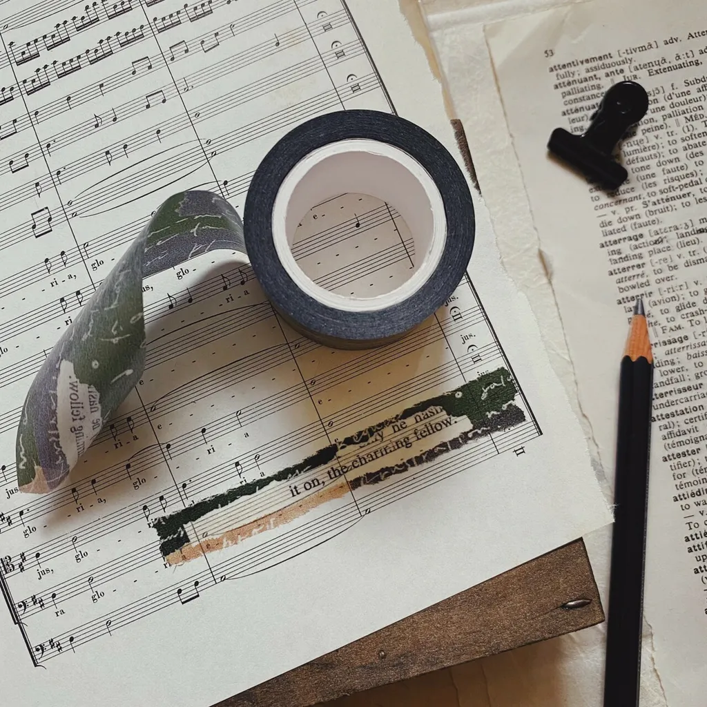 Mr. Eggplants Washi Tape - Self-Study (2.5cm)