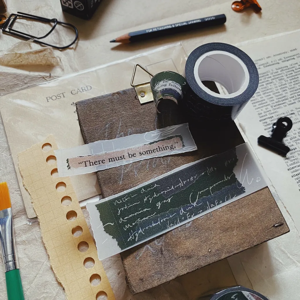 Mr. Eggplants Washi Tape - Self-Study (2.5cm)