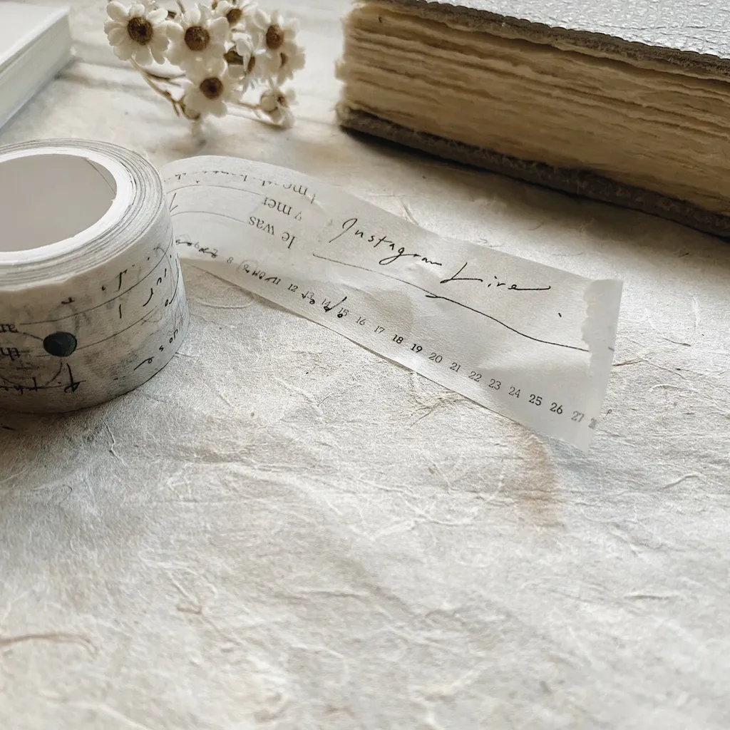 Mr. Eggplants Washi Tape - Think Note II. (2.5cm)