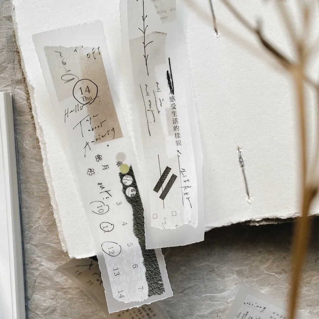 Mr. Eggplants Washi Tape - Think Note II. (2.5cm)