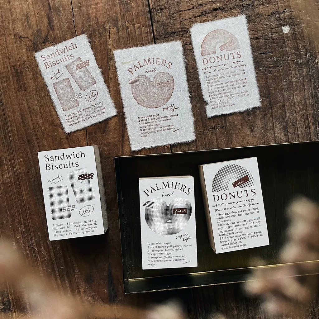 Mr. Eggplants Rubber Stamp - Recipe (3 options)