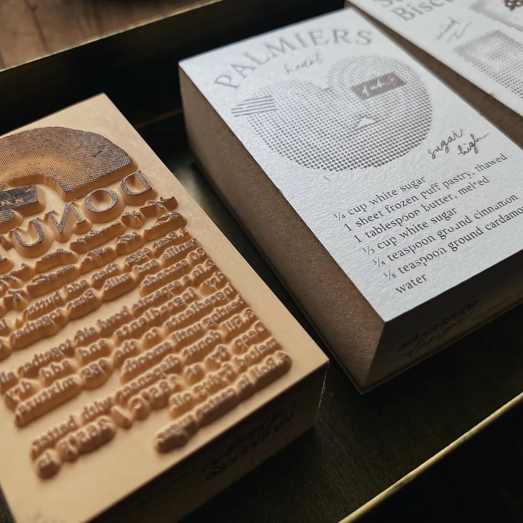 Mr. Eggplants Rubber Stamp - Recipe (3 options)